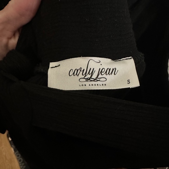 Carly Jean Black Gauze Tie Back Maxi Dress (Size S) - Picture 7 of 7